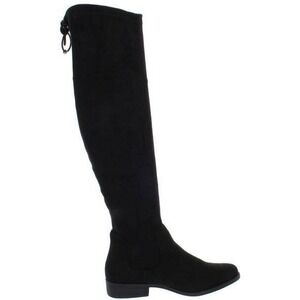 Sugar Unna Black Faux Suede Over-The-Knee Boots Size 6 Tall Slip On Casual NEW